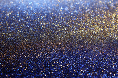A sparkling blue and gold glitter background Product Image 1