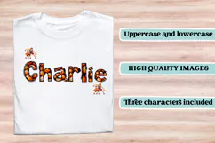 Basketball sport alphabet clipart, basketball letters doodle Product Image 6