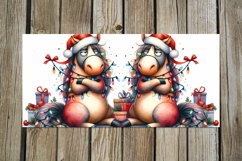 Christmas animals | funny Sublimation Mug design bundle, PNG Product Image 6
