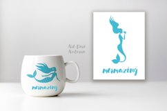 15 Mermaid SVG Bundle, Mermaid Silhouette, Mermaid Svg Product Image 5