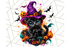 Pumpkin Party Halloween Clipart PNG, Cute Spooky Elements Product Image 2