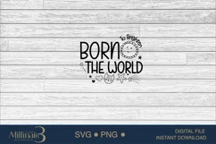 Born to Brighten the World,Baby Announcement Svg Product Image 6