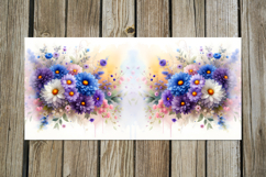 Watercolor flowers | 4 gentle Mug Sublimation design PL2 Product Image 2
