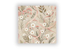 Balletcore Digital Paper Pack, Soft Feminine Floral Seamless Product Image 6
