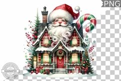 Christmas Santa Sublimation - Clipart PNG Design Product Image 1