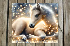 Christmas horse & garland | 4 Sublimation Tumbler designs Product Image 2