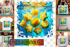 LUMINOUS Sublimation Gift Ideas, 3D Fruits Product Image 1