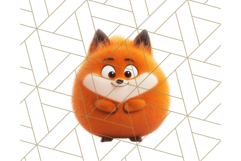 Chunky Kawaii Woodland Critters PNG Clipart, Cute Animals Product Image 2