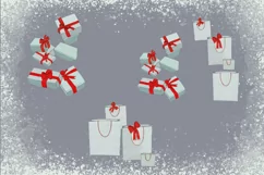 Christmas clipart, Presents clipart, Christmas PNG Product Image 9