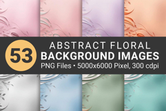 53 Abstract Floral Funeral Backgrounds for Memorial Programs Product Image 6