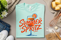 Summer Spritz Cocktail Orange Drink Cute Summer Vacation Product Image 3