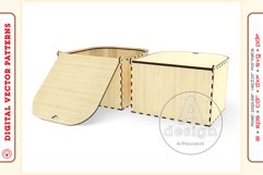 Box Organizer v26 - laser cut file - Glowforge ready SVG Product Image 6