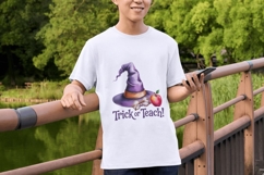 Trick or Teach Halloween Teacher Quotes PNG Pack Product Image 6