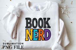 Book nerd png design Product Image 1