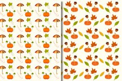 Autumn seamless patterns bundle - 10 digital papers Product Image 4