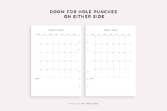 2030 Monthly Calendar with Notes, Printable, A4/Letter Size Product Image 6