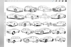 120 Procreate Cars Stamp Brushes Product Image 2