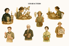 Secrets of the Insect Cabinet 51 Watercolor Cliparts Product Image 6