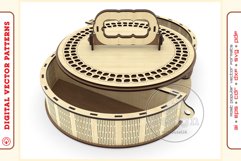 Box Organizer v31 - laser cut file - Glowforge ready SVG Product Image 6