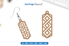 Earrings Lasercut SVG Product Image 7