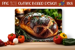 Fresh Bread Cutting Board Design, Kitchen Cutting Board Product Image 1
