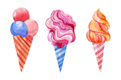Watercolor Circus Clipart Bundle, Hand Painted PNG Product Image 5