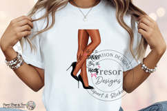 Life Is Short Buy the Heels Fashion Design Black Woman Legs Product Image 7