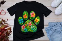 Paw Dog Print Sublimation PNG, Graphic Illustration Crafts Product Image 1