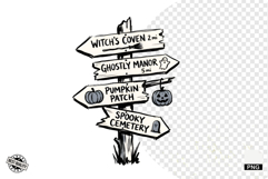 Halloween Signage PNG Clipart Product Image 1