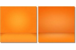 Empty Orange Studio Room Gradient Backgrounds Product Image 5