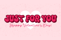 Cherry Kiss is a charming Valentine-themed duo font Product Image 6