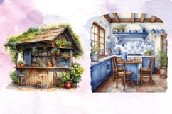 Cottage Kitchen Sublimation Clipart, Cottage Kitchen Collect Product Image 6
