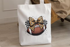 Sports PNG Clipart with Leopard Print Bow Football, Baseball Product Image 3