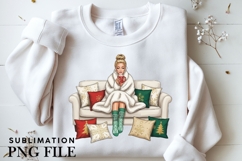 Christmas motivational women png design for T-shirts Product Image 3