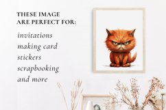 Sarcastic Dark Orange Grumpy Cat, Grumpy Cat sublimation Product Image 3