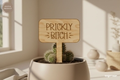 Wooden Plant Tags SVG Bundle | Glowforge | Laser Cut Product Image 6