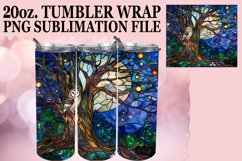 Artistic 20oz Stained Glass Tumbler Design Product Image 1