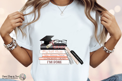 Graduation Books PNG Grad Cap School Glam Design Art Product Image 6