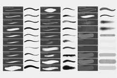 30 Manga Brushes For Procreate Product Image 6