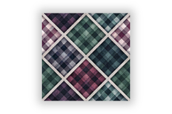 Dark Gingham Digital Paper Pack, Seamless Watercolor Pattern Product Image 6