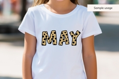 Cheetah Print Alphabet SVG, Animal Print Letters Product Image 6