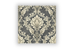 Ink Toile Digital Paper Pack, Vintage Floral Toile, Gingham Product Image 6