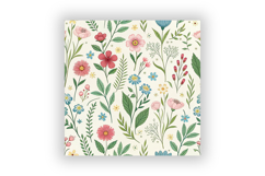 Colorful Wildflower Seamless Pattern Bundle, Tiny Floral Product Image 6