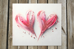 Love Hearts | 4 Skinny tumbler sublimation designs P2 Product Image 2