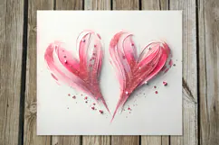 Love Hearts | 4 Skinny tumbler sublimation designs P2 Product Image 2