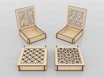 12 Decorative Gift Box Laser Cut Svg, Jewelry &amp; Gift Box Product Image 6