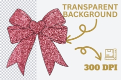 Plaid &amp; Glitter Bow Clipart Bundle Product Image 4