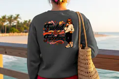 Fueled and Fabulous Coffee Lover Girl Aesthetic Sublimation Product Image 4
