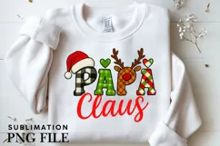 Papa Claus png design for T-shirts Product Image 3
