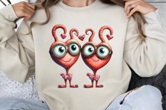 Funny Valentine Clipart PNG Product Image 1